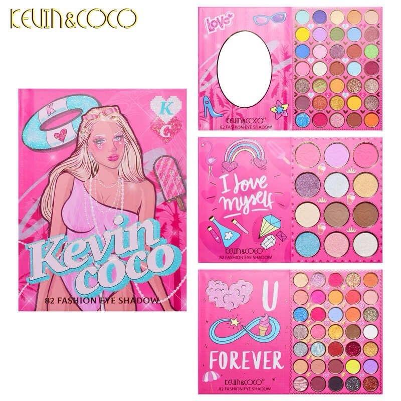 Paleta de sombras 82 colores Kevin&Coco