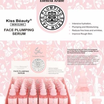 Kiss Beauty Serum Facial para Volumen y Hidratación 1.81 fl oz Mejora la Piel Rugosa y Reduce las Arrugas