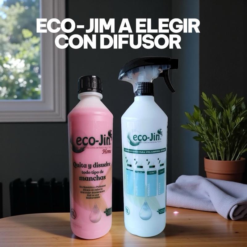 Pack BRILLITO MÁGICO, Eco Óleo a elegir, Eco-Jin a elegir con difusor y Bayeta.
