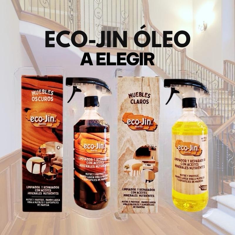 Pack BRILLITO MÁGICO, Eco Óleo a elegir, Eco-Jin a elegir con difusor y Bayeta.