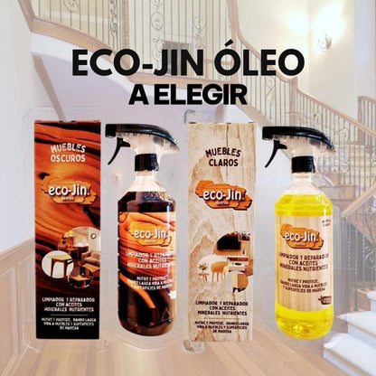 Pack BRILLITO MÁGICO, Eco Óleo a elegir, Eco-Jin a elegir con difusor y Bayeta.