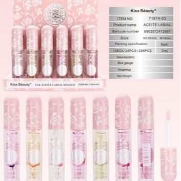 ACEITE LABIAL MAGICO NUTRE & HIDRATA KISS BEAUTY