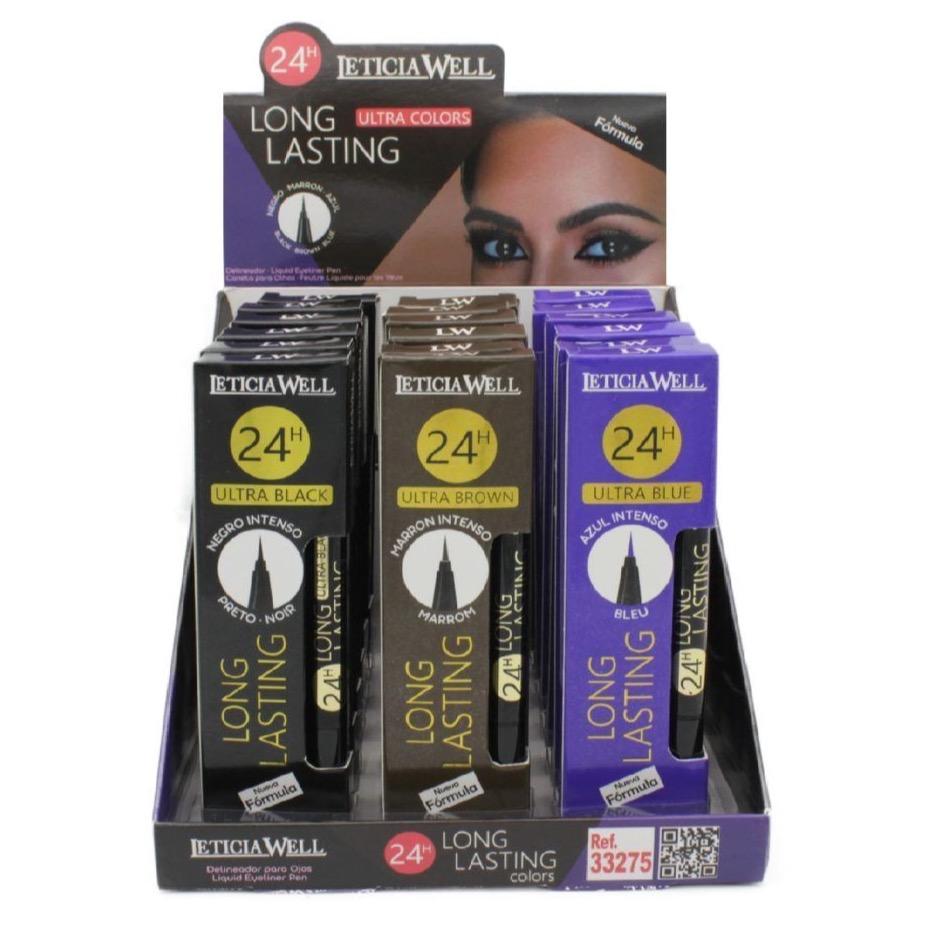 DELINEADOR PRECISÓ PARA OJOS LONG LASTING 24H LETICIA WELL