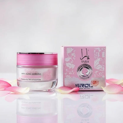 Yara SROL Anti-Aging Arrung Crema con Ceratina Nicolamida para Piel Radiante y Joven