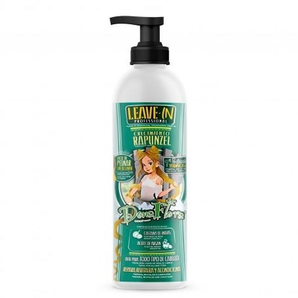 DonaFlora Leave-In Rapunzel 500ml - Tratamiento Profesional para Todo Tipo de Cabellos con Aceite de Argán