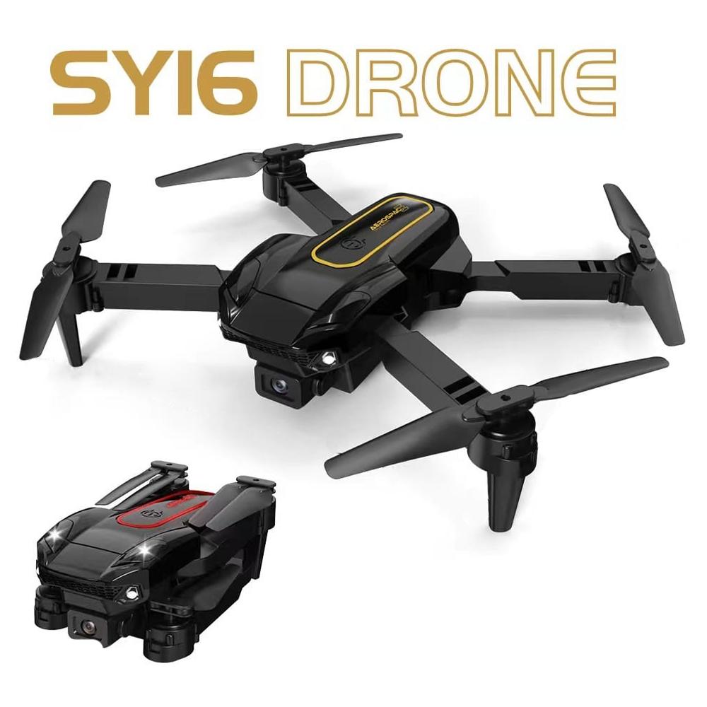SY16 Drone con Cámara Gran Angular y Funda Portátil para Vuelos Estables y Capturas de Imágenes de Alta Calidad
