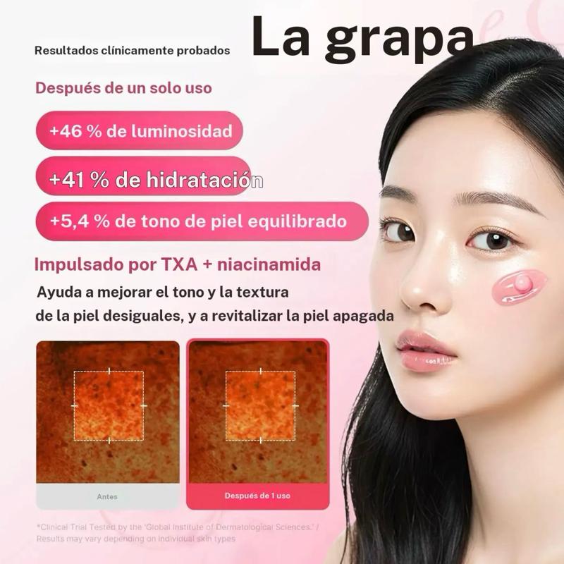 TXA + Niacinamida Crema en Cápsulas Hidratante de Doble Luminosidad para Tono de Piel Desigual 99% Ácido Tranexámico Puro 1.94 oz