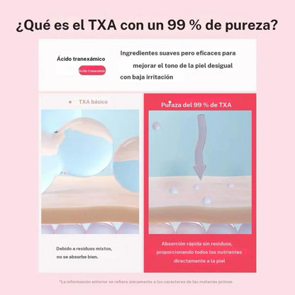 TXA + Niacinamida Crema en Cápsulas Hidratante de Doble Luminosidad para Tono de Piel Desigual 99% Ácido Tranexámico Puro 1.94 oz